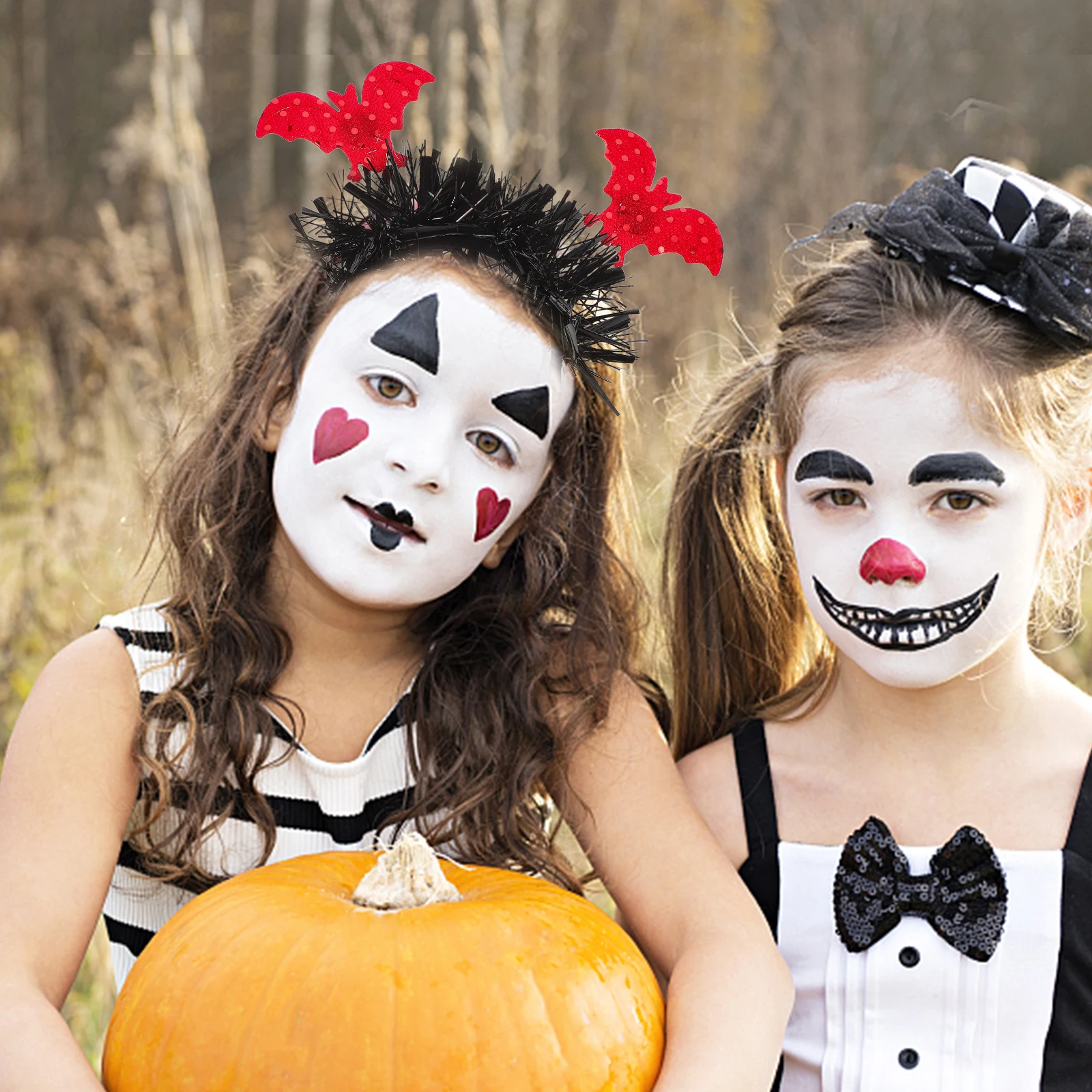 

Bat Wing Headband Halloween Cosplay Accessory Material for Face Washing Makeup Parties Bat Wing Headband