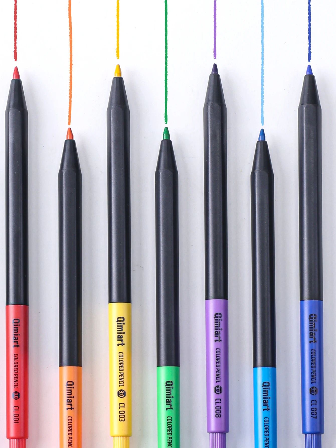 Languo 12/96 Farben Klick-Buntstifte 3,0mm Ölbasierte Weichkernstifte zum Zeichnen, Skizzieren, Malen für Malbücher und Kunstbedarf – Detail 8