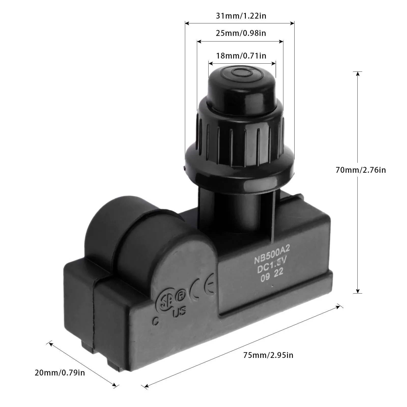 Spark Generator 2 Outlet Push Button Ignitor for Broil King Broil-Mate Charbroil Grillmate Jenn Air Kenmore Kmart Master Chef