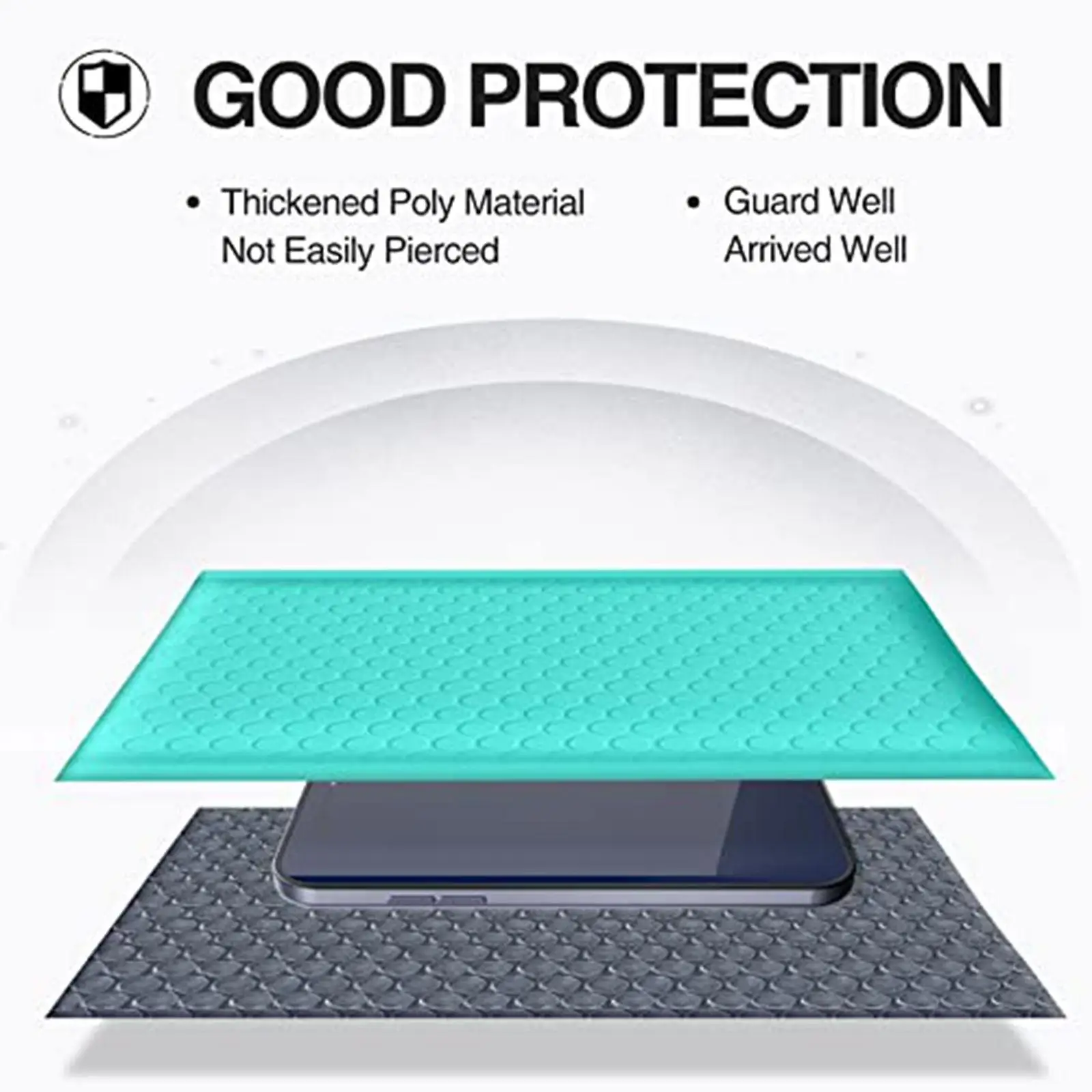 

100Pcs Bubble Mailers 6inchx10.5inch Lightweight Self Sealing Waterproof