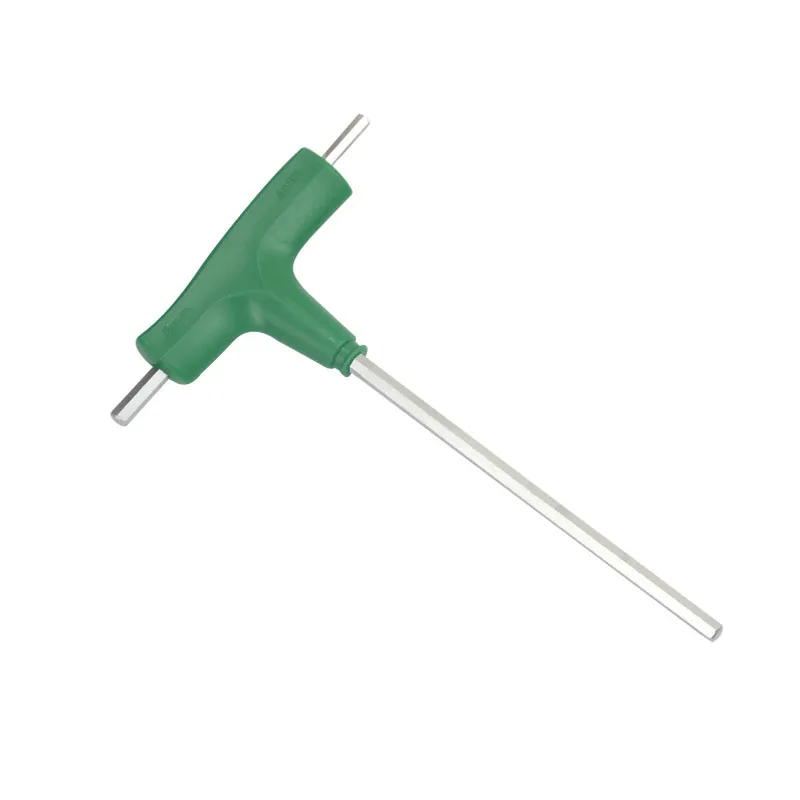 Three Head T-type Hex Key Allen Wrench Rubber Handle Flat Head Hex Universal Screwdriver Quick Snap Adapter with Two Models