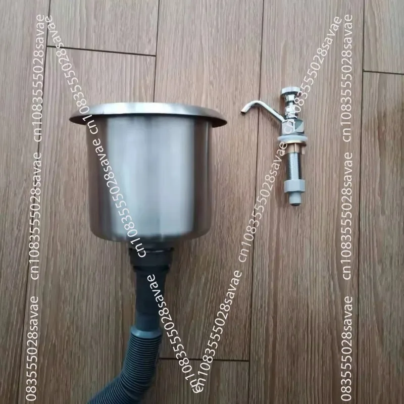 Coffee Shop Accessories Washing Tools Stainless Steel Soaker Faucet Cleaning Coffee Ice Cream Spoon