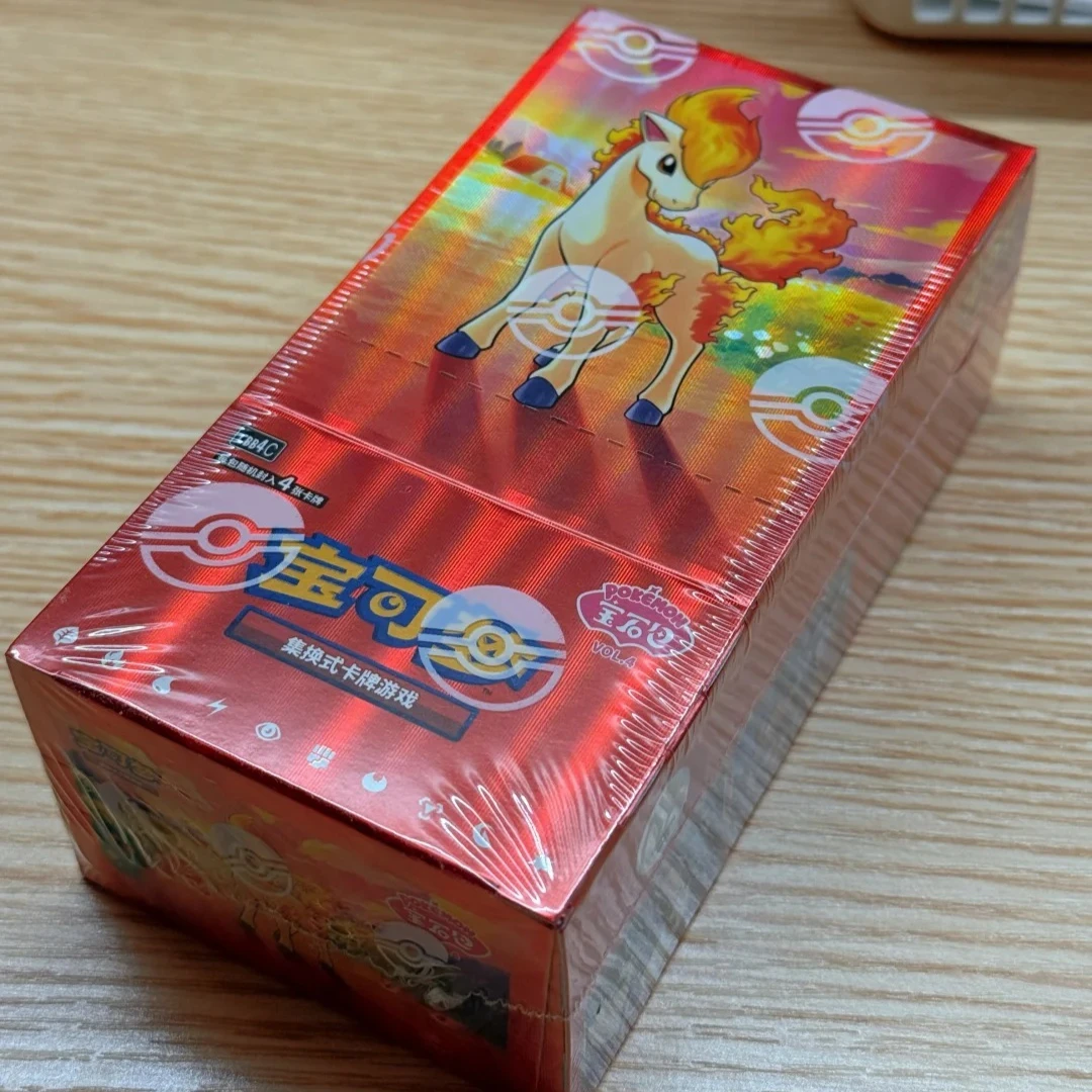 Pokemon PTCG 4th Expansion Simplified Chinese Gem Booster Pack Sealed Factory Film Complete Collection Card Cartoon Toys Gift