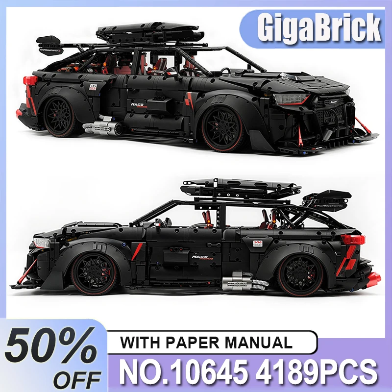 New GULY 10645 Building Blocks Bricks Model Diy Puzzle Toy Car Christmas Gifts MOC Technical Build  Classic Crafted Gifts-ready