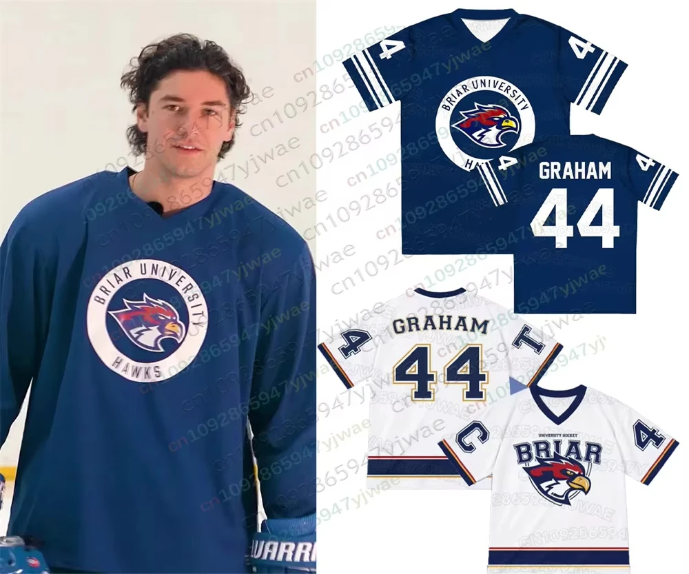 Camiseta Unisex 2026 Off Campus Briar University Jersey con Estampado 3D de Graham Logan, Di Laurentis, Tucker y otros Miembros - Camisetas Climb