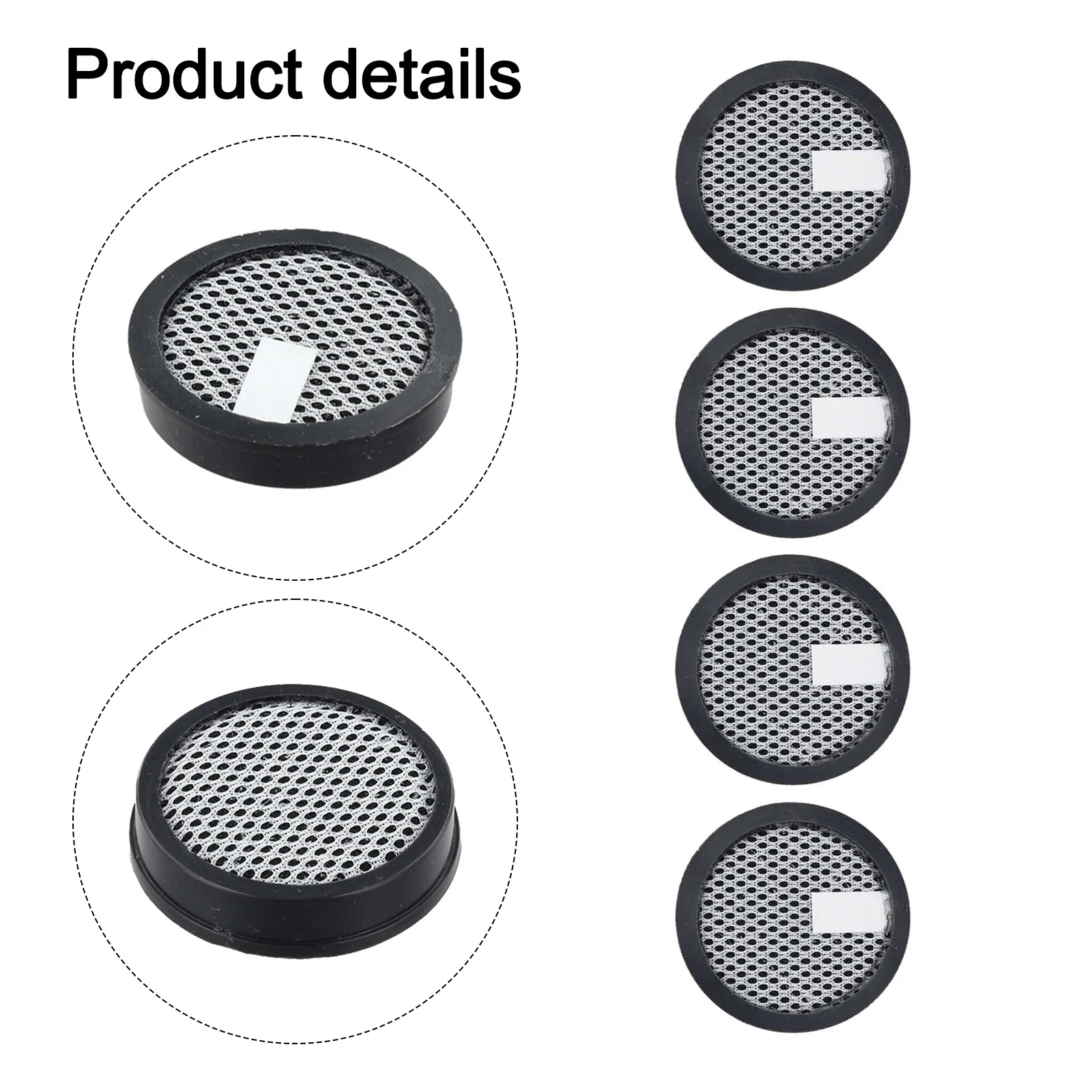 4 قطعة فلتر مكنسة كهربائية لـ TV106S مكنسة كهربائية لاسلكية استبدال فلتر ملحقات الأجهزة المنزلية ﻿