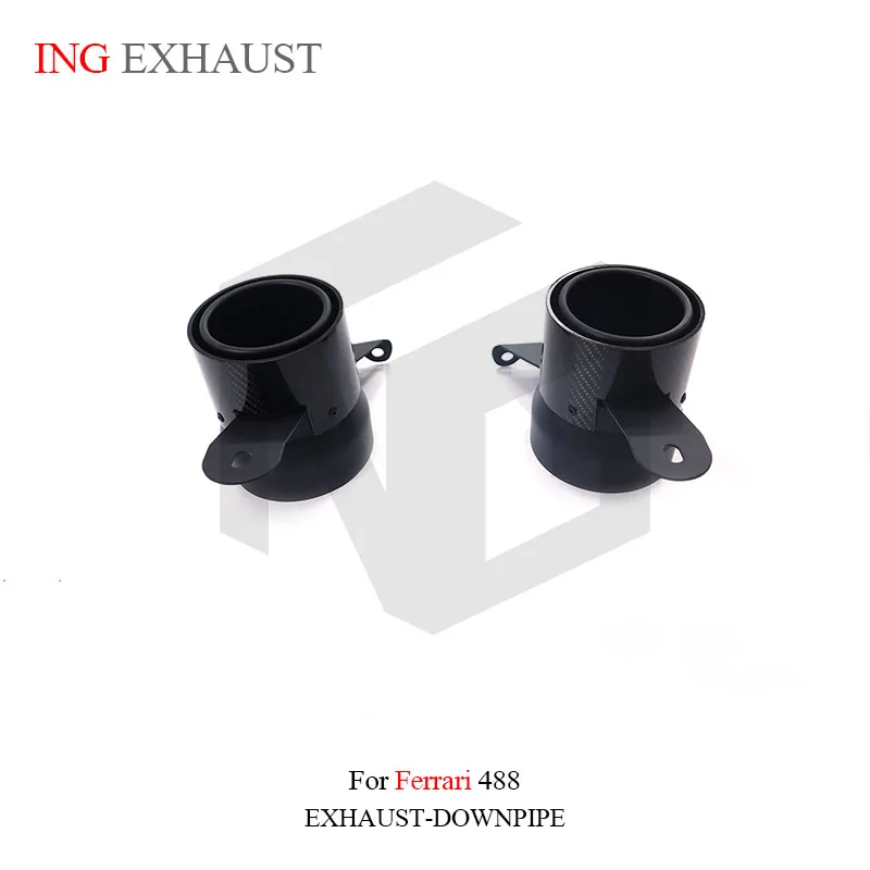 ING Exhaust Accessories ss304 tips for Ferrari 488 New Styles Tail Throat Car rear Auto Refitting Part