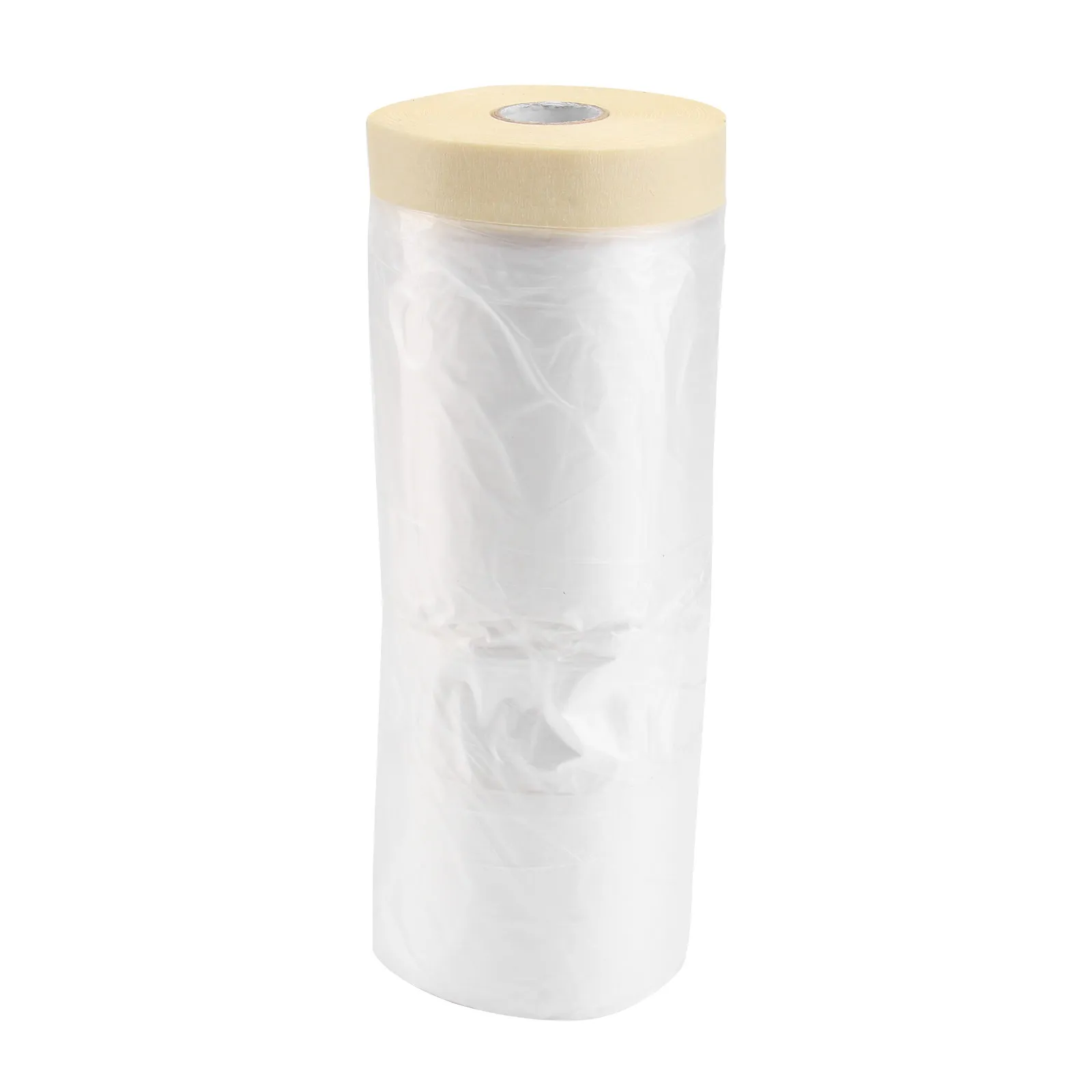 1Pcs Masking Tape Protective Film Paint Cover White Khaki 1100Mm X30m Waterproof Tear Resistant Car Renovation Spray Painting
