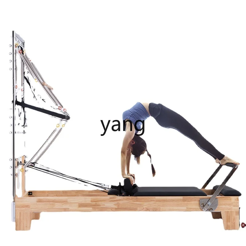 Yjq Pilates Large Equipment Core Bed Three-in-One Semi-Elevated Wooden High-End Yoga Studio