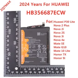 HB356687ECW Battery For Honor 20 Lite mar-lx1h (ru), 20s (mar-lx1h), 7x (bnd-l21)/Huawei Nova 2 Plus (bac-l21), Nova 2i battery