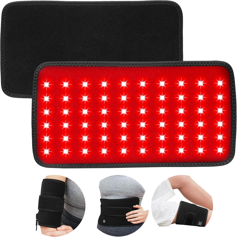 Red Light Therapy Belt, Infrared Treatment Pad, Featuring LED Lights with Wavelengths of 660nm and 850nm, Valentine's Day Gift