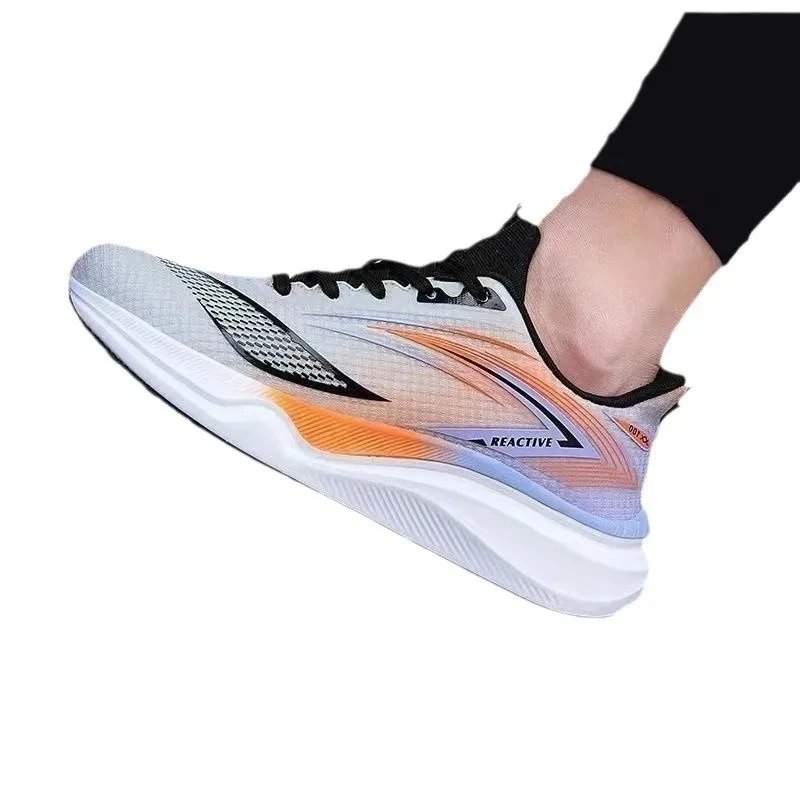 Men's Shoes Lightweight Sports Running Casual Fly Woven Mesh Soft Sole Sneakers Breathable Fashion Trendy Shoes for Teenagers