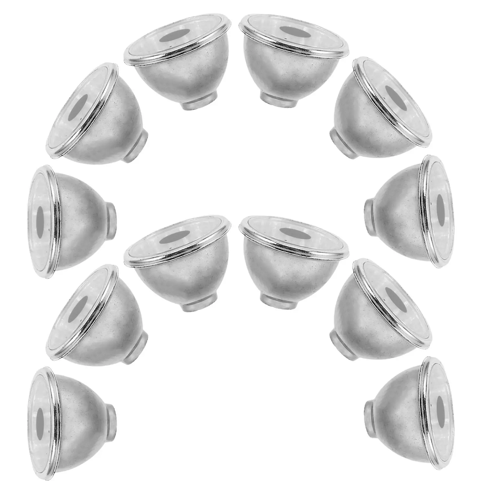 

100 шт. прожектор чашка 2 5 см абажур статуя аксессуары садовые солнечные украшения ночные огни уличная фигурка пластик DIY