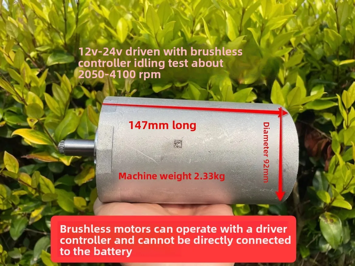 

Brushless motor high power 12V24V modified propeller motor is second-hand, bulk cargo has dents and scratches