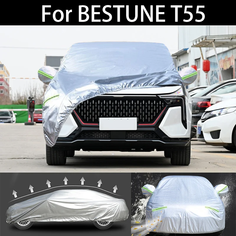 

For BESTUNE T55 full Car Covers Dustproof Outdoor Indoor UV Snow Resistant Sun rain Protection waterproof hail cover for car