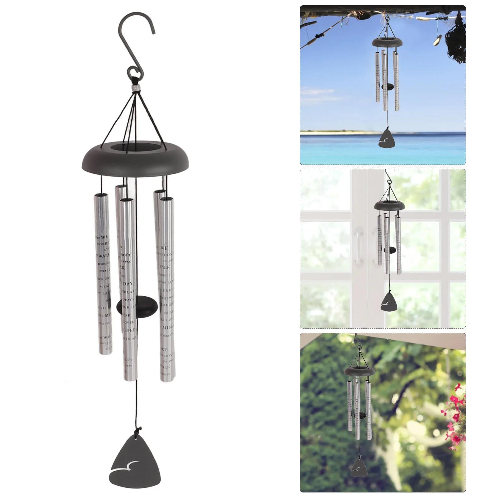 Wind Chimes Corrosion Resistant Waterproof Soothing Melody Metal Wind Chimes For Decoration Gifts