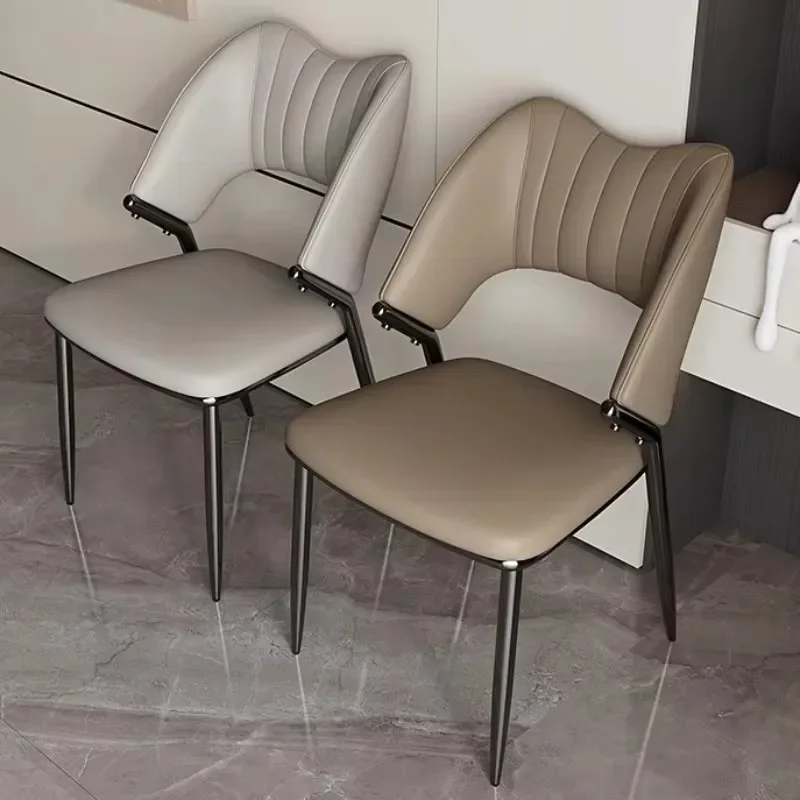 Silla de Comedor de oficina nórdica, diseño de tocador, silla moderna para sala de estar, salón, cocina, peluquería, Comedor, muebles para el hogar CM50CY