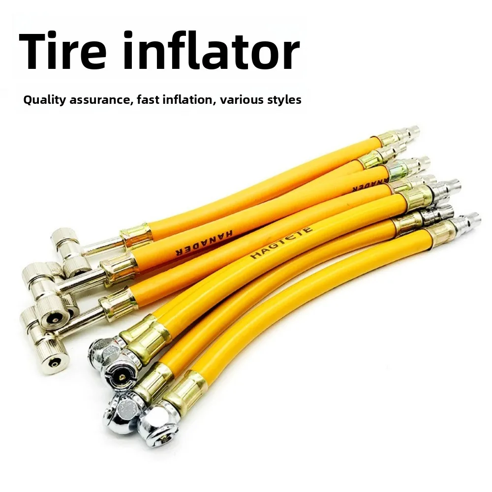 Dual-purpose Tire Inflation Nozzle Air Pump Adapter Inflation Rod Car Motorcycle Electric Bike Tire Inflator Tools Accessories