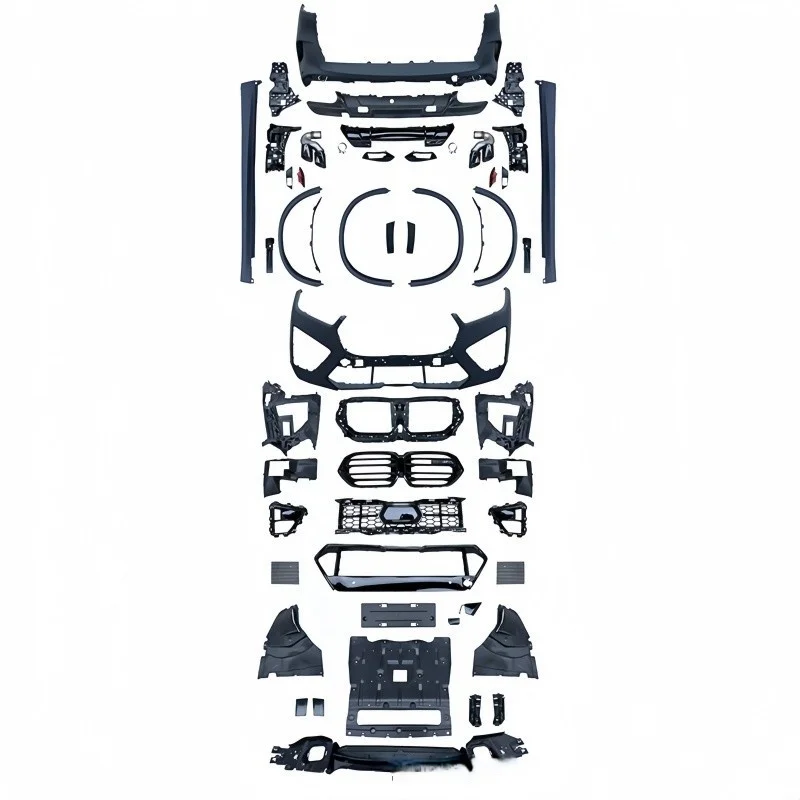 

Suitable for X5 G05 Lci 24 Modified X5M Front Bumper Wheel Eyebrow Rear Bumper Rear Lip Tail Throat Four Encircle