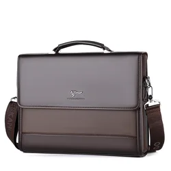 Kangaroo Men's Bag Handbag Business Briefcase Business Trip Office Backpack Stereotyped Large-Capacity Shoulder Bag