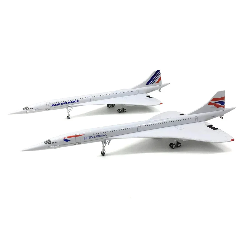 Air France British Airways Concorde Aircraft 1:400 Simulation Aircraft Model Alloy Civil Aviation Gift Souvenir