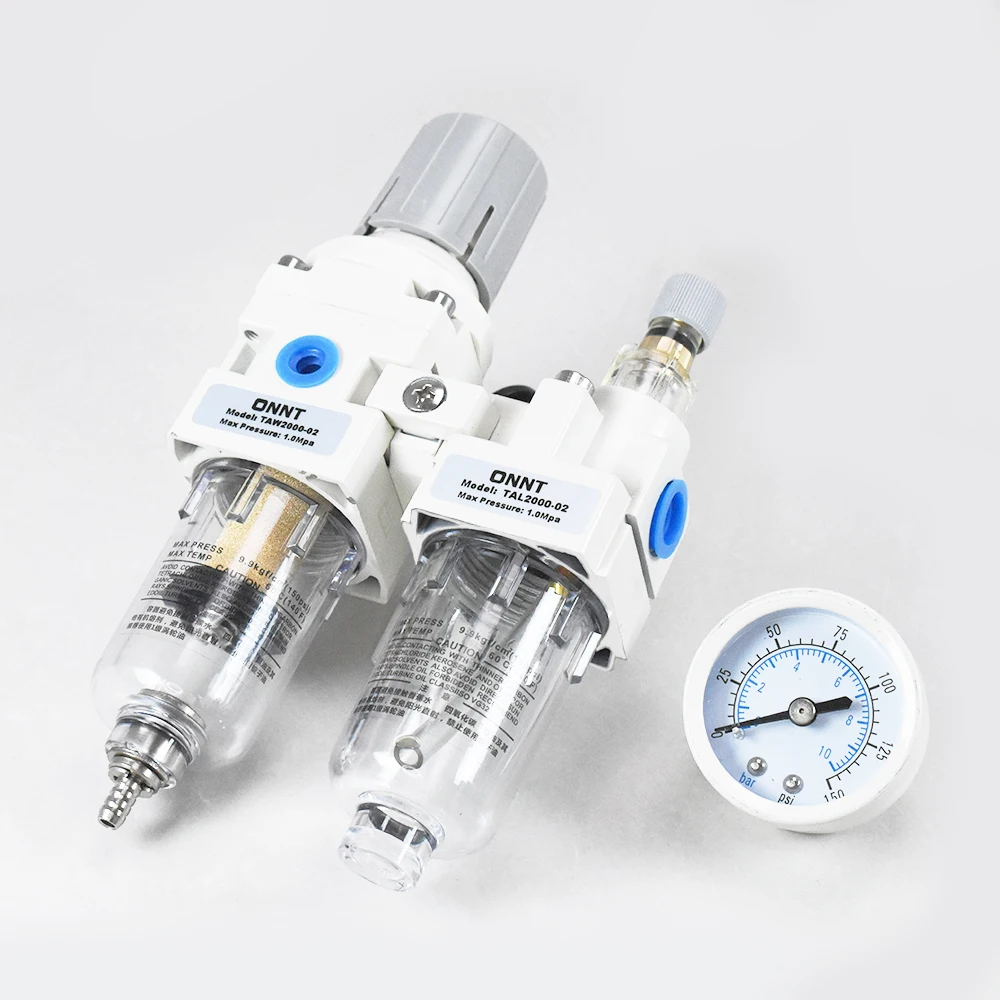 

SMC Type AC Series Pneumatic Air Filter Regulator Lubricator AC2010-01 G1/8 AC2010-02 G1/4 FRL Unit Pneumatic Two Units AC2010