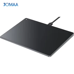 Portable Aluminum USB Wired Trackpad Mouse with Multi-Touch Navigation for Windows 7/10 Laptop Notebook Desktop Computer