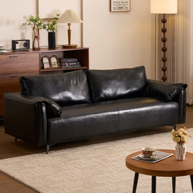 

American Double Living Room Sofa Nordic Minimalist Luxury Lazy Living Room Sofa Europe Family Canape Salon De Luxe Furniture