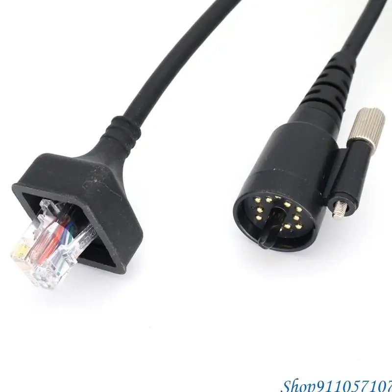 203B Handheld Speaker Mic Cable Spring Line for TK-790 TK-890 TK-5710 TK-5810 Walkie