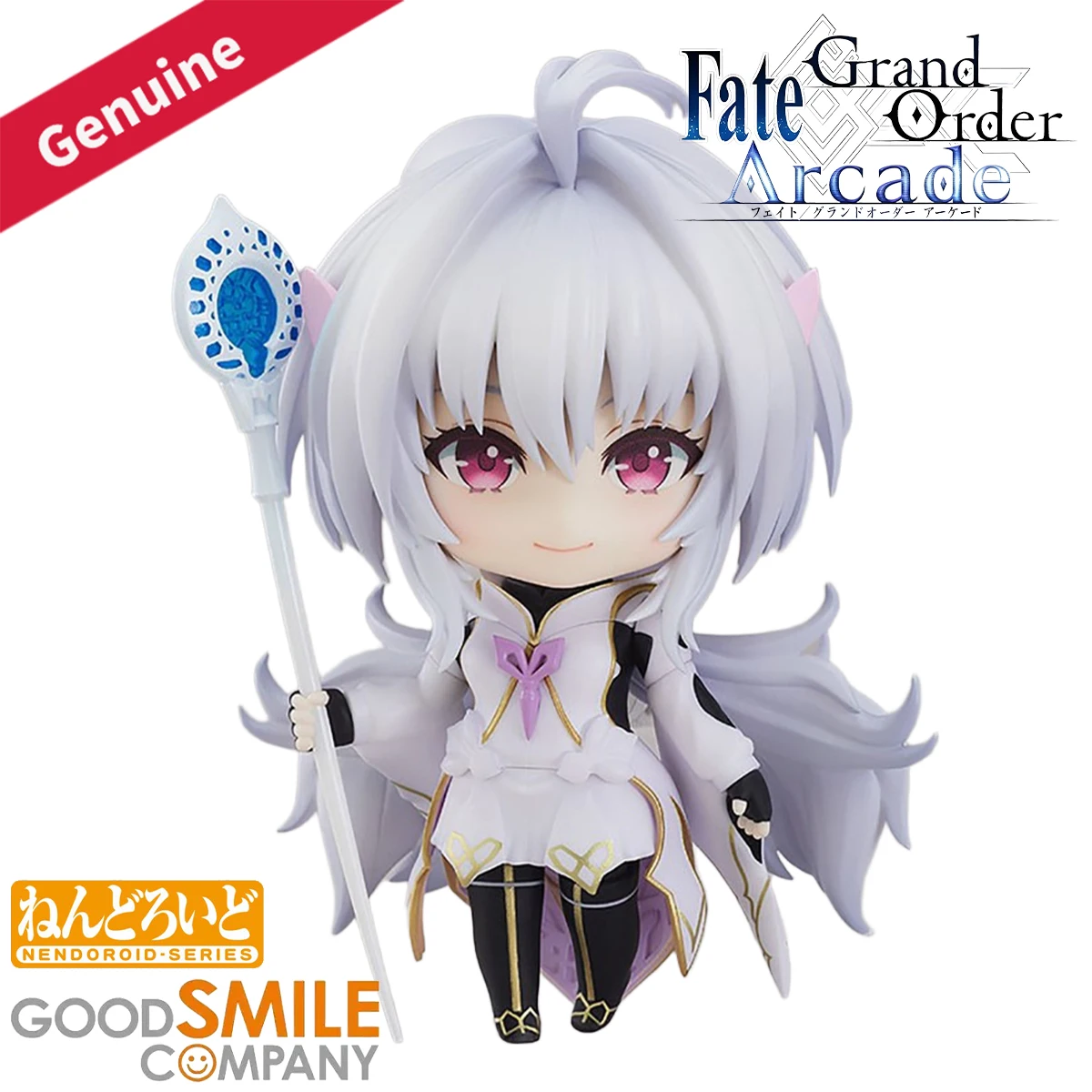 Muñecas originales de acción/muñecas de Good Smile Company Nendoroid # 1719 Figura de acción con ruedas Arcade Merlin (pretipo) Fate/Grand Order