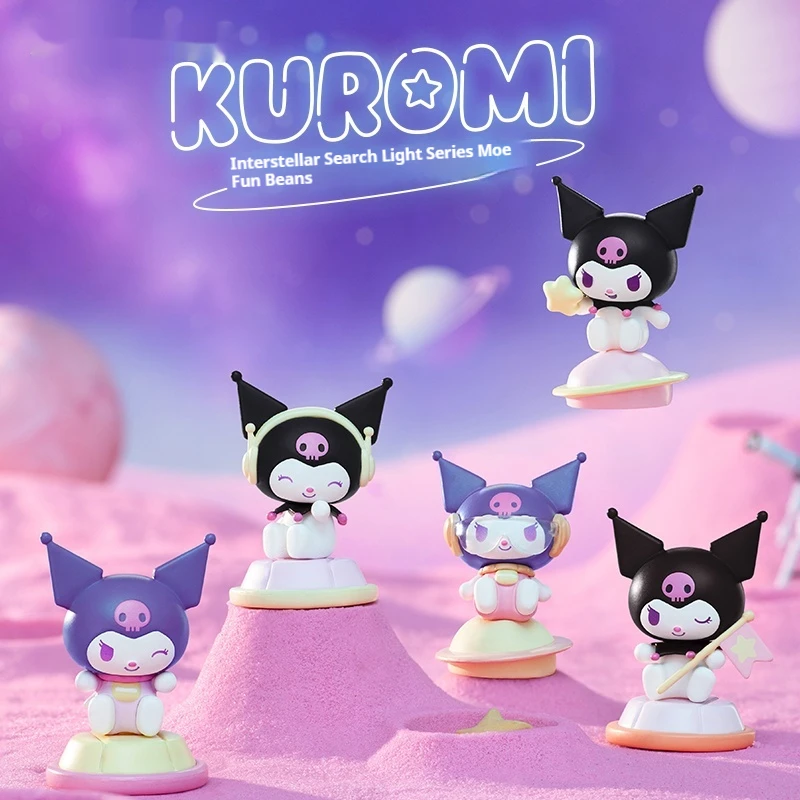 

Sanrio Kuromi Starlight Cute Bean Mini Blind Bag Desktop Small Ornaments Trend Toy Figure Children'S Birthday Gift