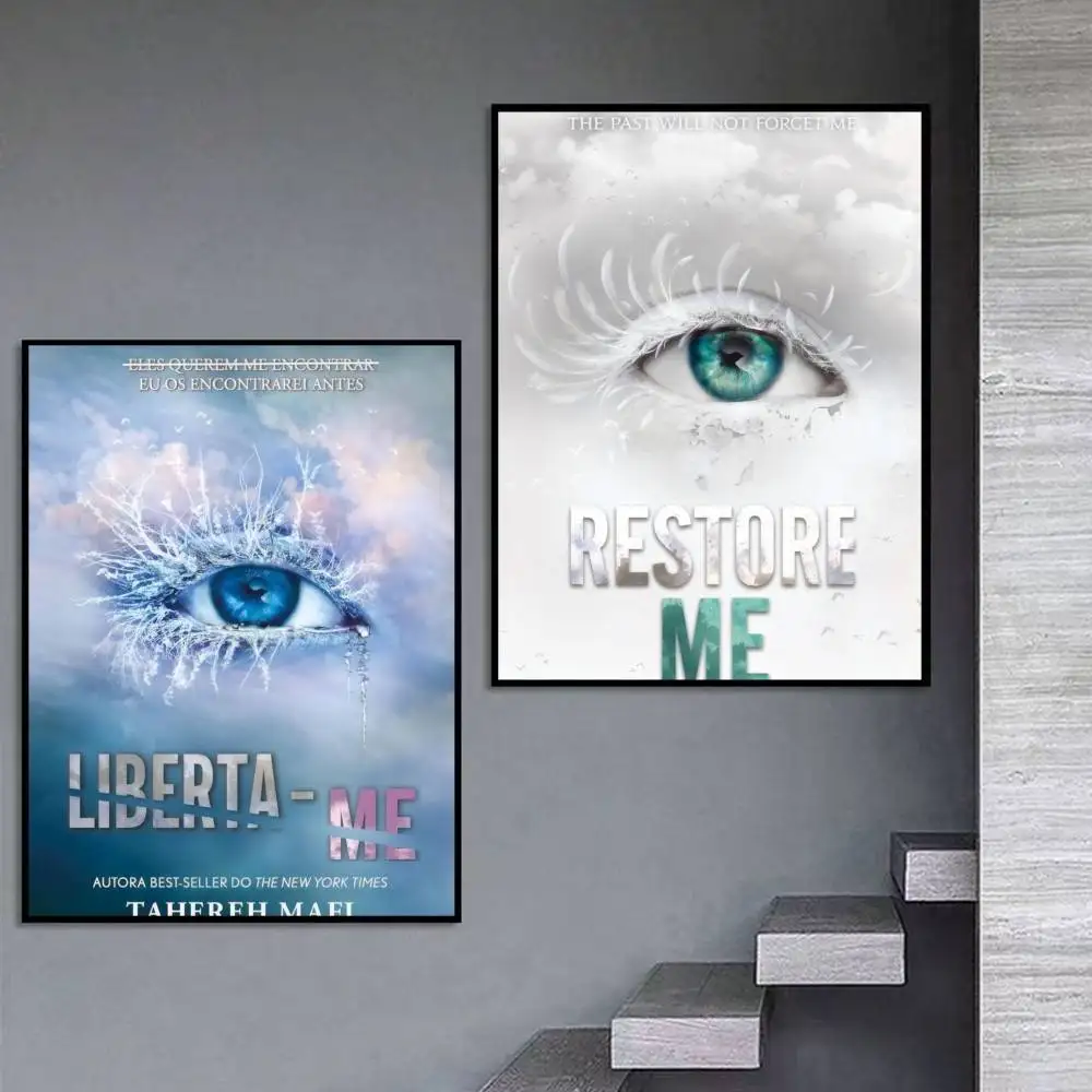 12 Book Series CoverS S-Shatter M-Me Poster Self-adhesive Art Waterproof Paper Sticker Coffee House Bar Room Wall Decor view 2