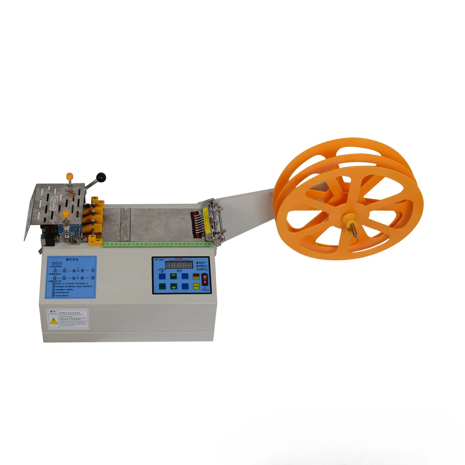 Velcro cutting machine, fully automatic sleeve rubber band cold cutting machine