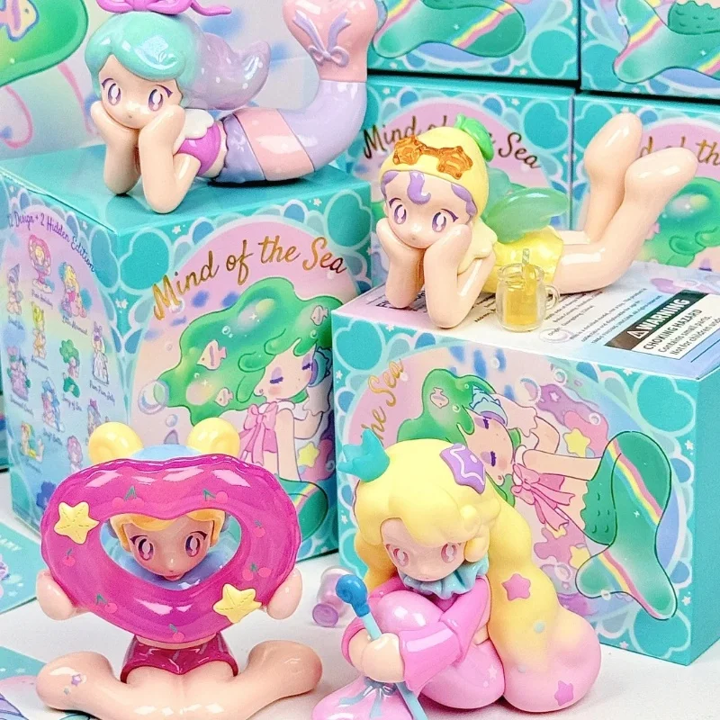 Aamy Sea Of Dreams Series Blind Box Kawaii Figure Unicorn Mysterious Surprise Box Handmade Trendy Cute Blind Box Gift Doll