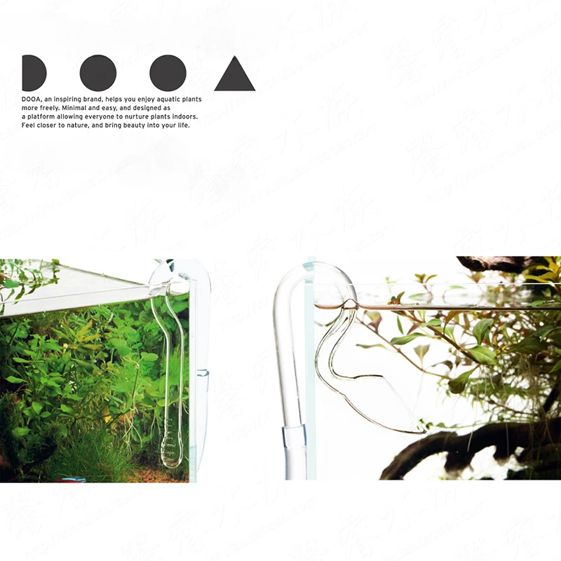 ADA DOOA glass inlet and outlet ES stainless steel filter barrel for soft and smooth water absorption and outflow