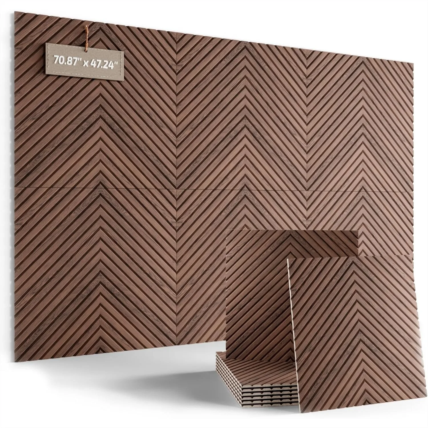 

Large Felt Bulletin Board, Cork Board Alternative 70.87'' x 47.24'' Acoustic Wall Panels 6 Pack with Adhesive Tabs for Recording