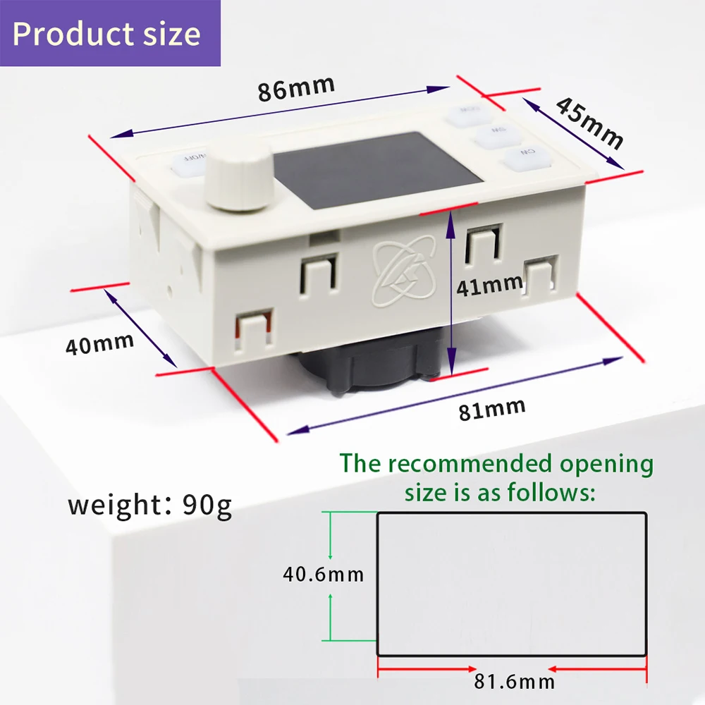 

DC10-30V 4A 6.6A Stepper Motor 42 57 Controller PLC Forward and Reverse Pulse Control Driver Power Supply