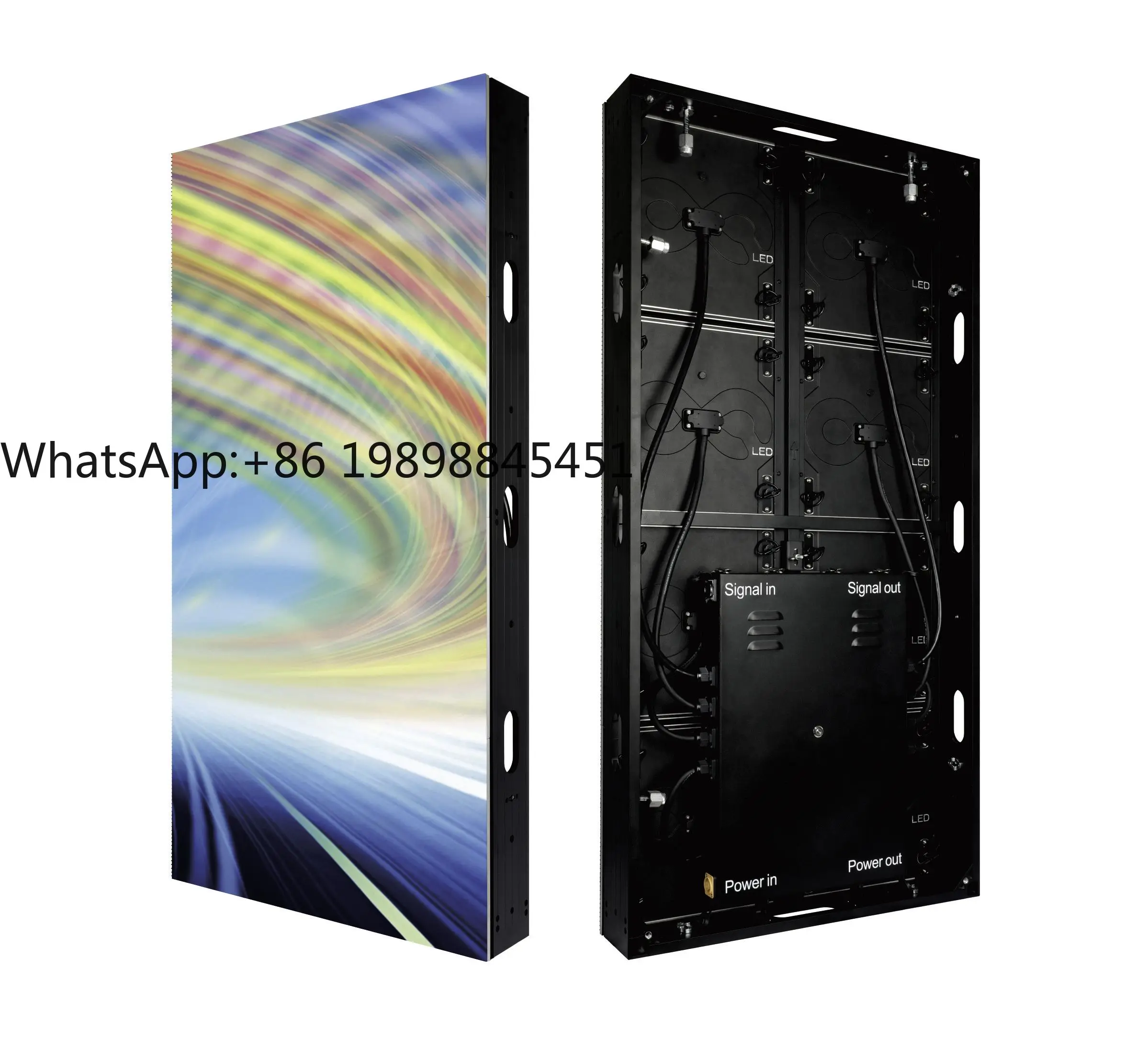 جودة عالية P9.5 IP68 1ft * 1ft شاشة عرض LED ثابتة عالية السطوع للإعلان #1