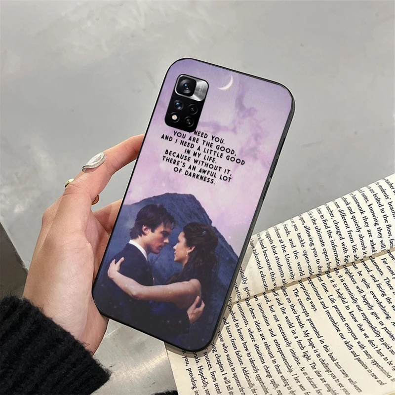 Vampire Diaries Damon Stefan Phone Case for Xiaomi Redmi note 13 12S 12 Pro 11S 11 10 Pro 10S Redmi 10 13C 9C 10C