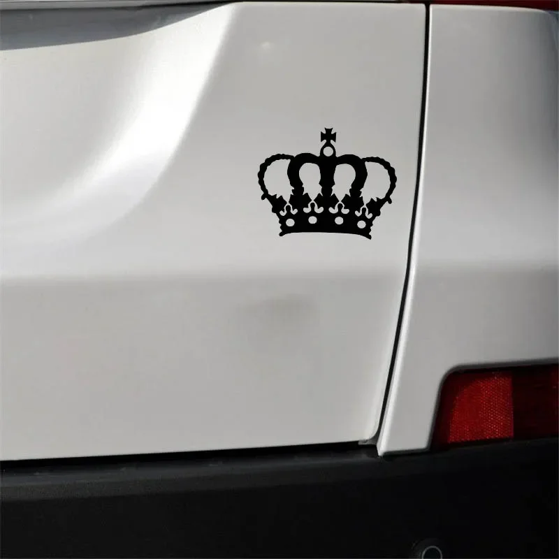 JPCT Cross Core Crown Stickers for Off Road Vehicles, Luggage, Helmets Waterproof Vinyl Stickers 12.7cmx10.1cm