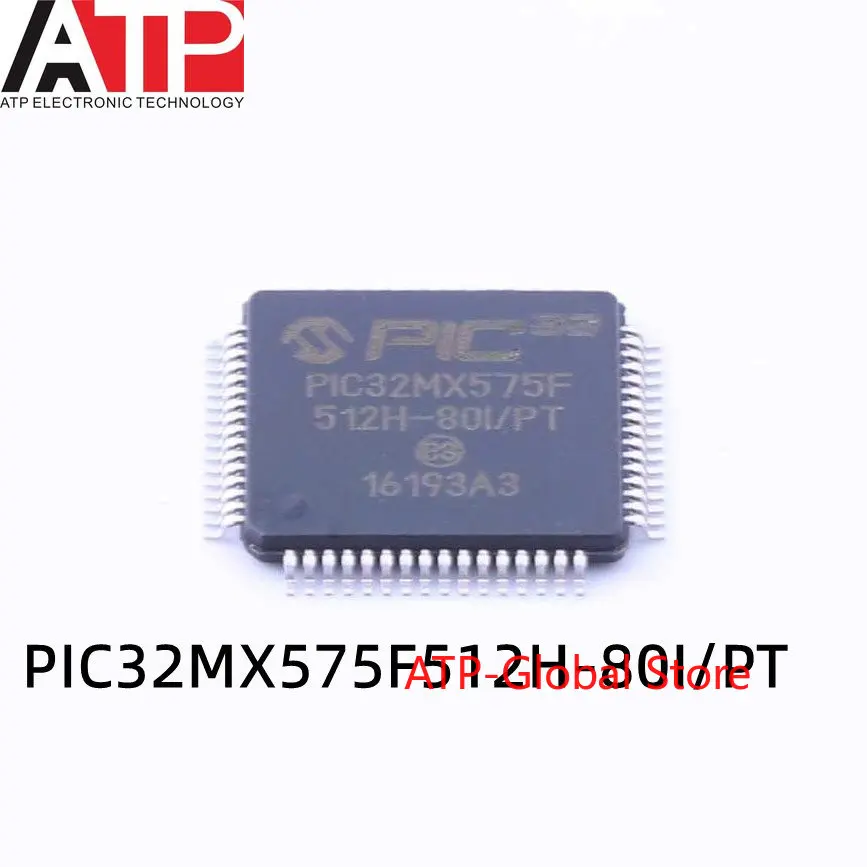 1-10PCS New Original PIC32MX575F512H-80I/PT PIC32MX575F512H QFP-64 Chip IC MCU 32BIT 512KB FLASH 64TQFP