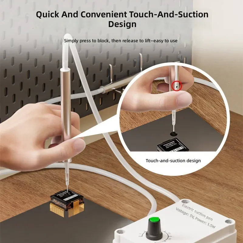 for Powerful Electric Suction Pen Vacuum Suction Tool for SMT Manual Placement Machine IC Puller Feeder Rack LED Lamp Bead