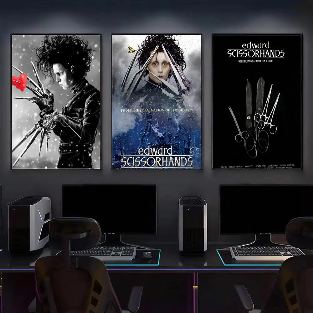 Poster Wall Art Print, Interior Wall Decor, Home & Office Decoration, Edward Scissorhands-S
