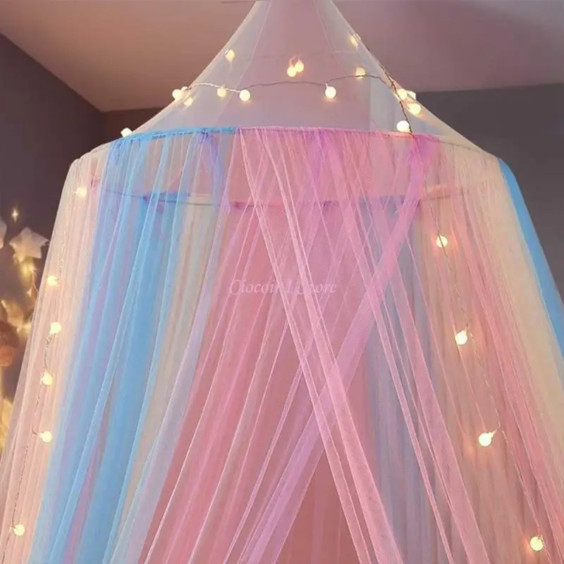 Y1ub redondear cuna cuna niña decoración habitación las niñas