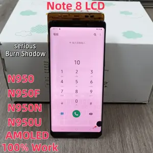 Bilashmart 6.3 Super AMOLED Samsung Note 8 N950 N950F N950U N950N LCD Display Touch Screen Note8 Display ReplacementWith Defects