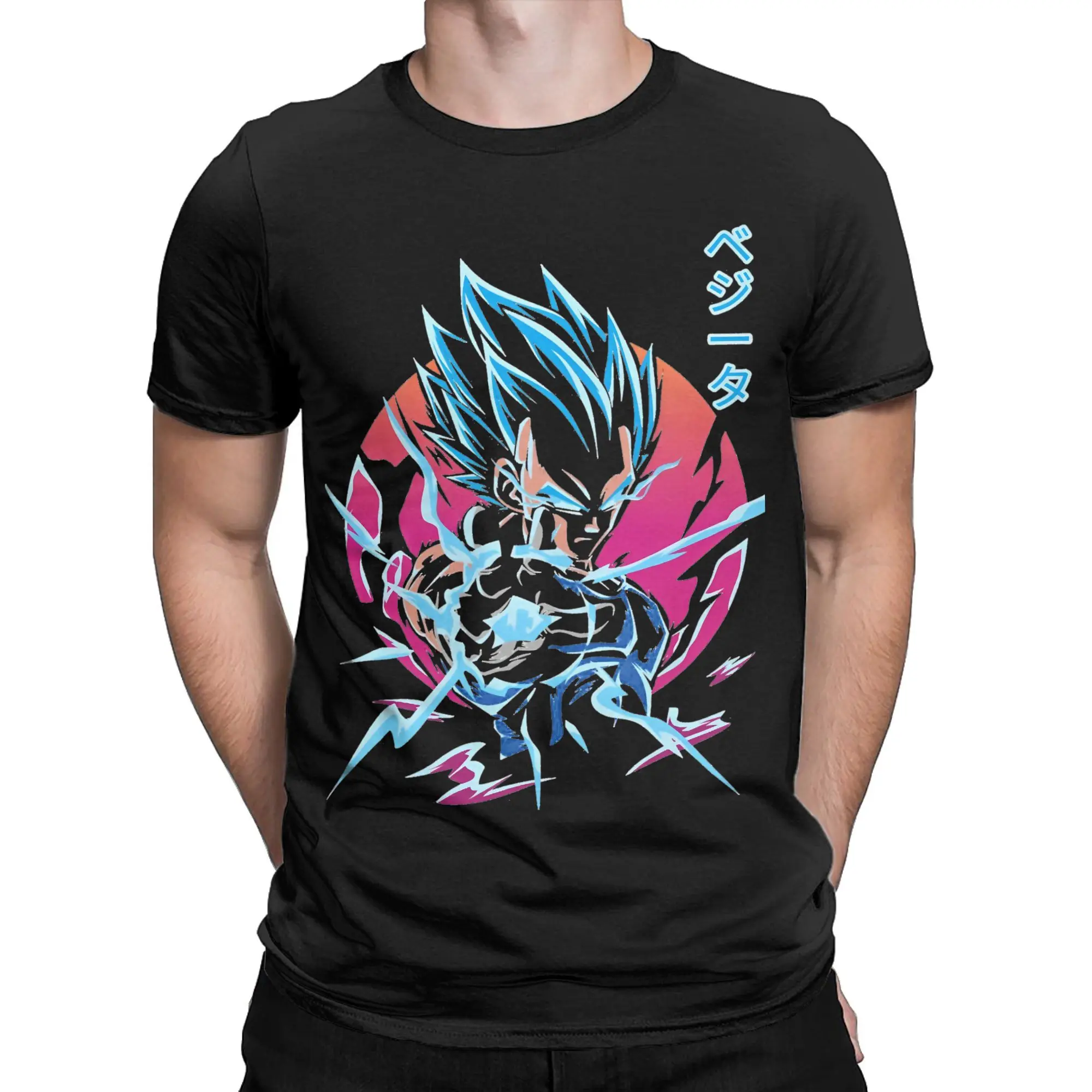 Men Women Dragon Ball Z Super Saiyan Vegeta  T Shirts  Cotton Clothes Casual Short Sleeve Round Neck Tee Shirt Gift Idea T-Shirt