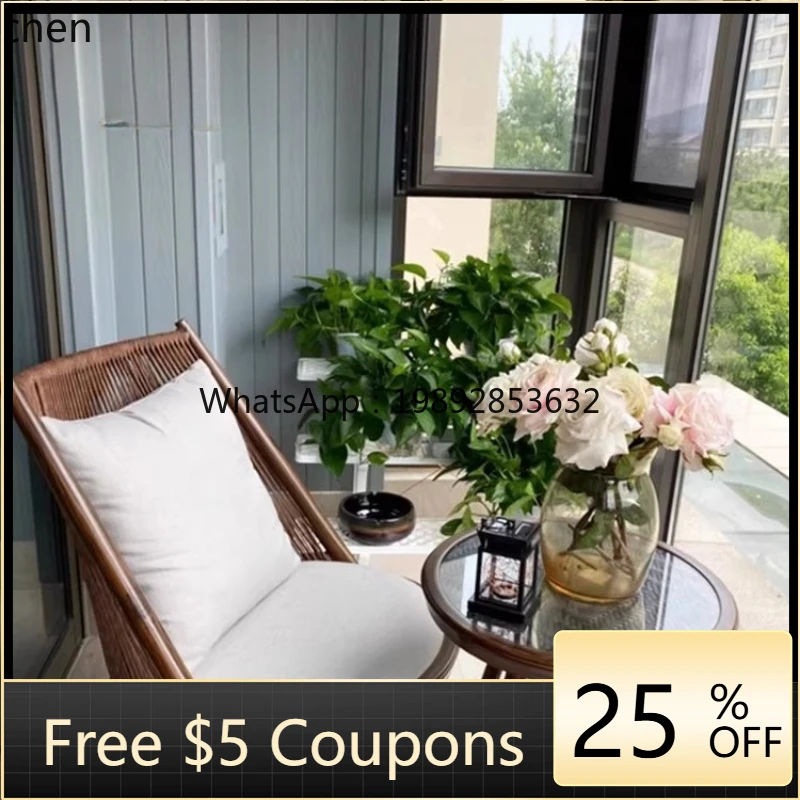 U3  balcony leisure chair simple living room sofa single rattan recliner