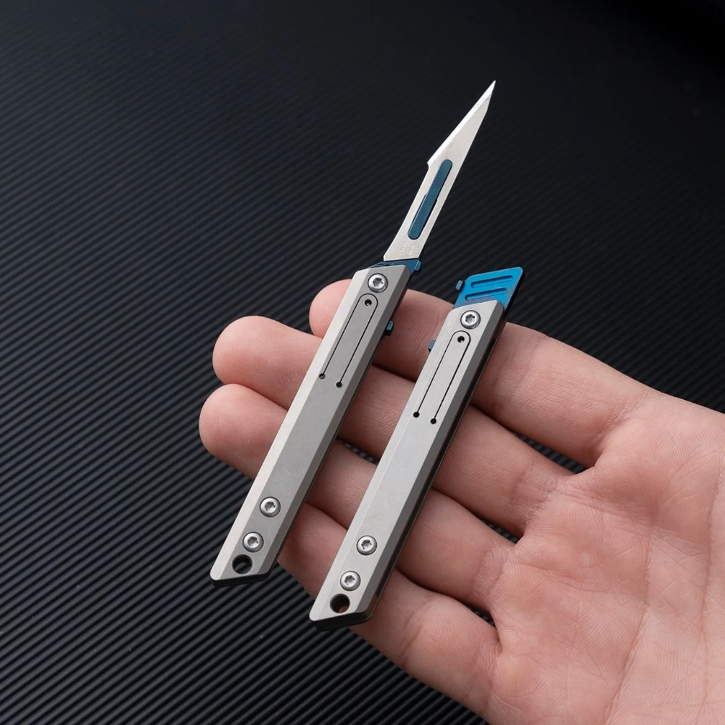 14 Popular Stainless Steel Surgical Knives, Mini Bottle Screwdrivers, Outdoor Survival Portable EDC Tools, Replaceable Blades