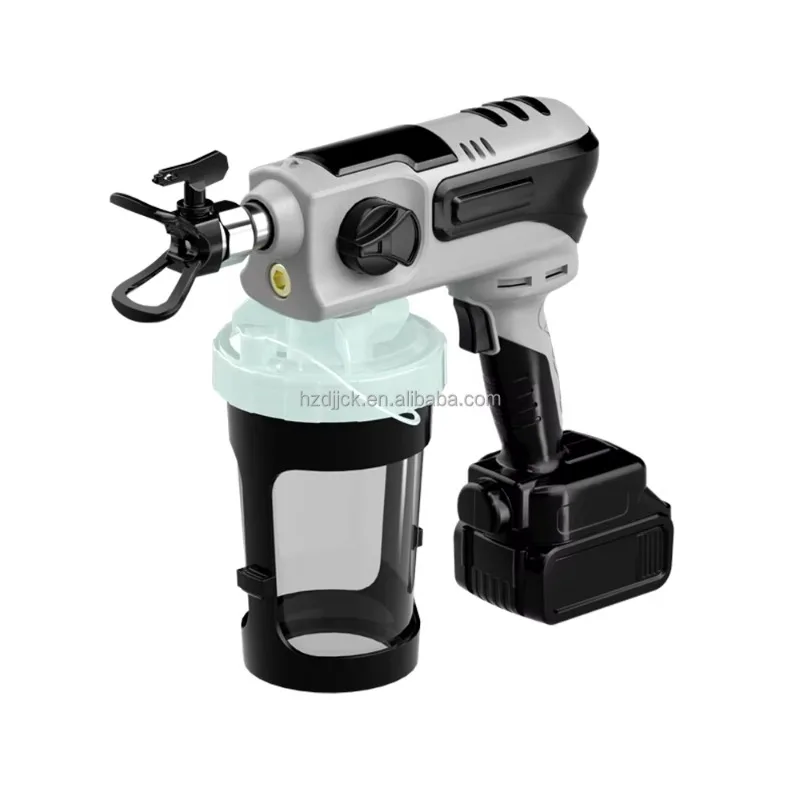 Electric 21V Lithium Battery Airless Spray Machine Brushless Motor New Capacity DIY Grade Customizable Paint Coating