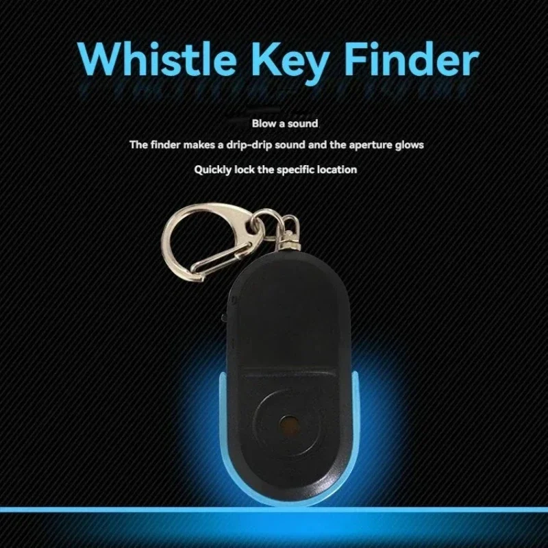 Localizzatore di chiavi anti-smarrimento blu 1PC - Dispositivo di miglioramento della memoria LED per una facile ricerca